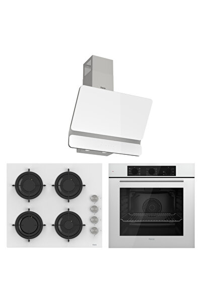 Ferre Soft Line Plus Beyaz Ankastre Set ( QBL62CB-CS206-D081 )