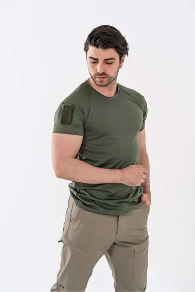 BİKATEX Tactical Tactical T-Shirt Round Crew Neck T-Shirt Outdoor T-Shirt - 801