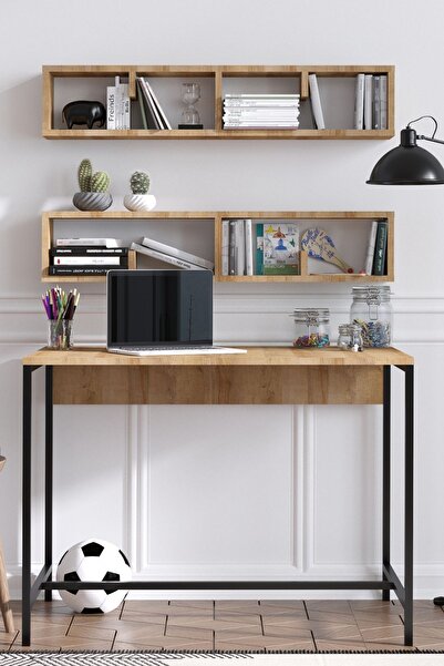 DECORMET Penny Çalışma Masası Safir Meşe -dec-20044