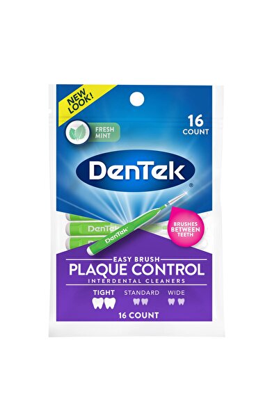 DENTEK Easy Brush Gelişmiş Temiz Plak Kontrolü Diş Arası Temizleyicileri Sıkı...