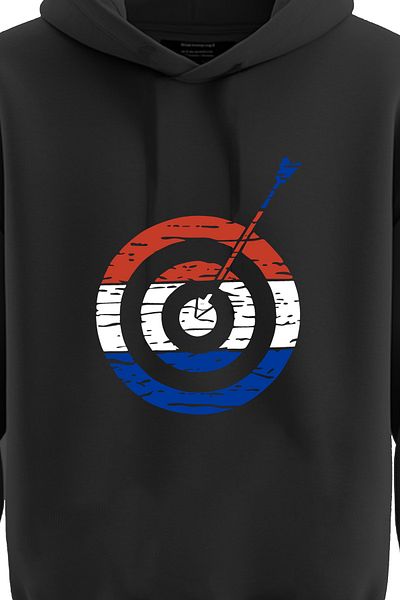TOP GLORY Суитшърт с качулка за стрелба с лък - 3-прежден суитшърт ARCHERY1002