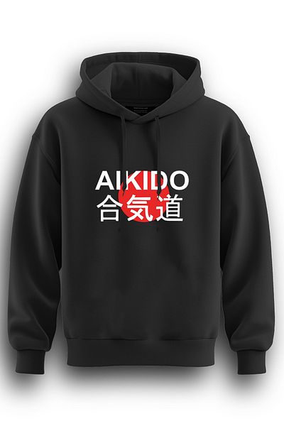 TOP GLORY Айкидо суитшърт с качулка - 3 нишки, AIKIDO1001