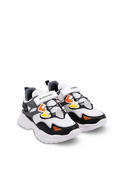Slazenger Kajal I Sneaker Pantofi pentru fete Alb / Negru
