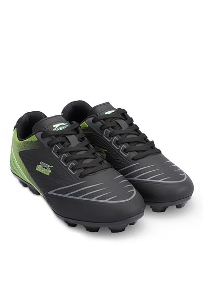 Slazenger Danger I Kr Football Ανδρικά Παπούτσια Ποδοσφαίρου Μαύρα / Πράσινα