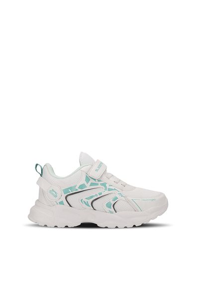 Slazenger Pantofi pentru fete Kanner Sneaker Alb / Verde