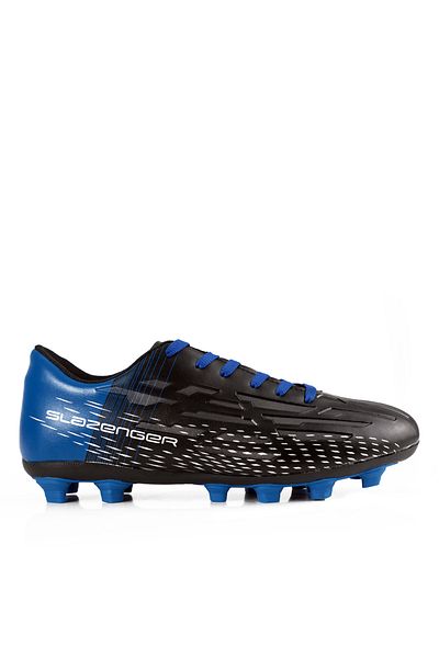 Slazenger Ανδρικά παπούτσια ποδοσφαίρου Astroturf Field - Score I Kr, Μαύρο / Saks Blue