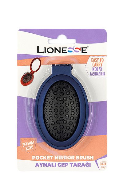 Lionesse Travel Type Hair Brush 2140 - Purple
