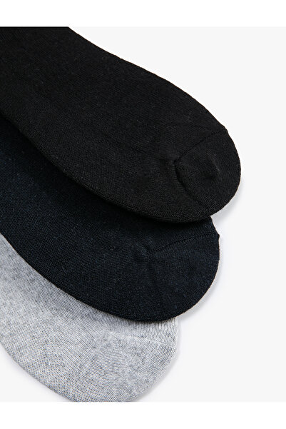Koton Basic 3-Piece Booties Socks Set