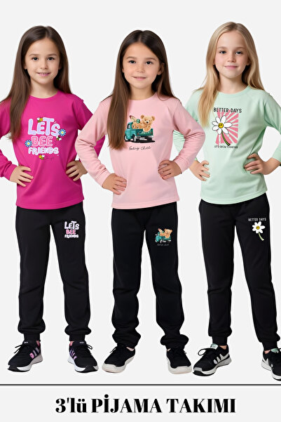 FYK KİDS KSNUMKS-PACK DEVOJČICA ŠTAMPANI STRUK DETALJ ELASTIČNI DONJI VRH PID...