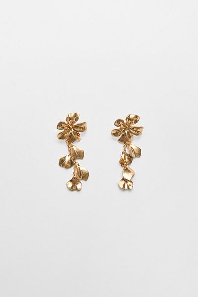 Stradivarius Maxi flower earrings