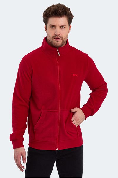Slazenger Fleece Sansa roșu pentru bărbați