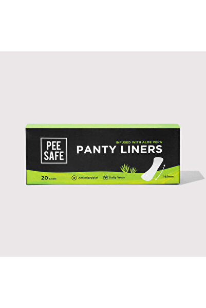 Pee Safe PeeSafe Daily Panty Liners with Aloe Vera, Curvy design & Soft surfa...