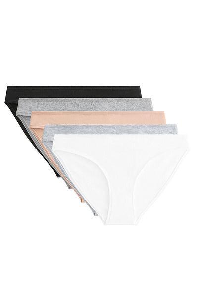 Oysho 5 cotton blend classic briefs
