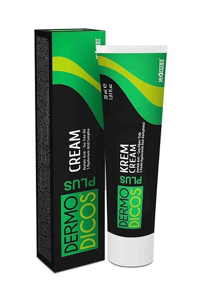JEOMED كريم Dermodicos Plus 30 مل - لحب الشباب والبقع (زيت شجرة الشاي - حمض الأزيليك)