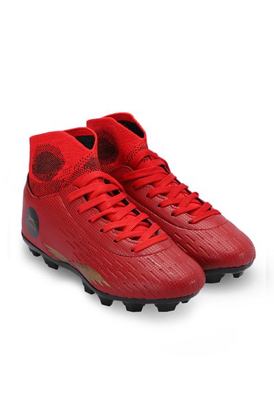Slazenger Pantofi de fotbal pentru băieți Hadas Krp, roșii