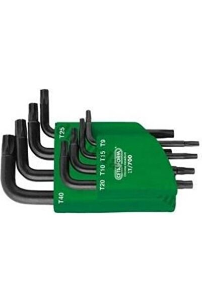 CETA FORM 8 Pc. Torx L Key Tk. / Short Type Lt/700