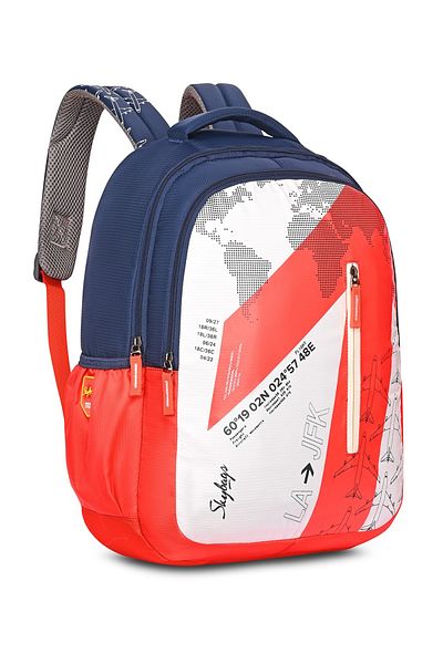 Skybags Atlas 01 School Backpack (H) Orange