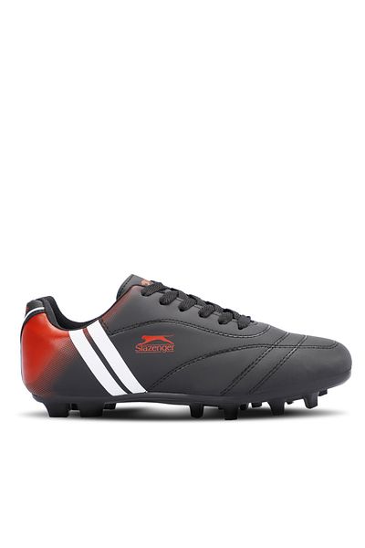 Slazenger Mark Krp Men's Football Shoes - Black, White, Red Astroturf