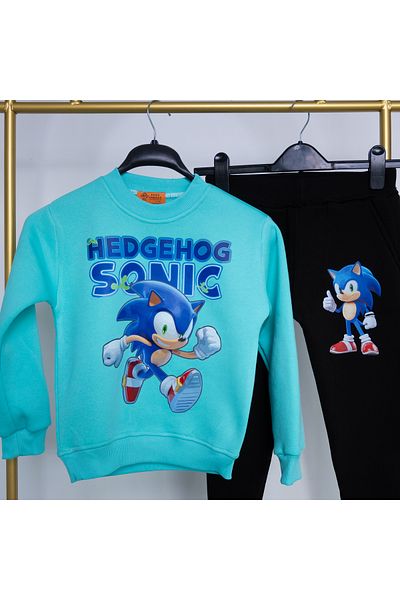 BookOrBook Hedgehog Super Sonic 3 Thread Raster Kids Tracksuit Set