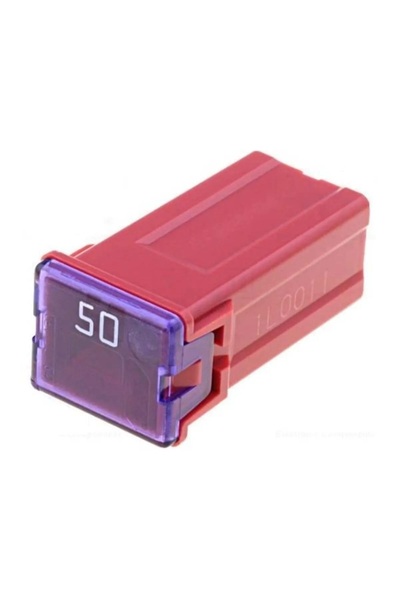 CMEPARTS Mini Dişi Sigorta 50 A Kırmızı (14 mm) 10 Adet