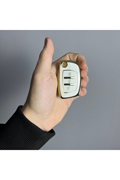 LUXE AKSESUAR Hyundai I20 2011-2018 Συμβατό με Accent Sonata Λευκό αξεσουάρ α...