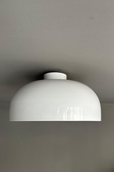 Bamyum Çember Beyaz Planfonyer Metal Avize Salon Masaüstü Mutfak Ofis Otel Tekli Avizeler Lamba Aydınlatma