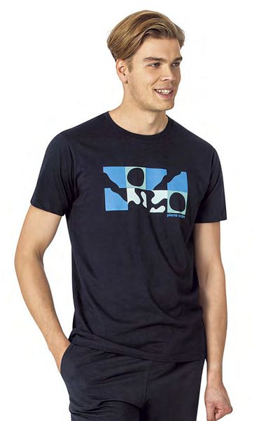 Pierre Cardin 2025 Spring-Summer, Men, Short Sleeve Home Wear Pajama Set Ch.Pc.01.60.76