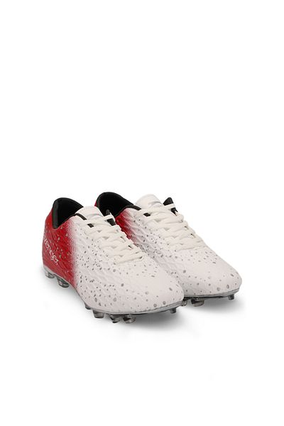Slazenger Ανδρικά παπούτσια ποδοσφαίρου Hanıa Krp Astroturf Λευκά / Κόκκινα