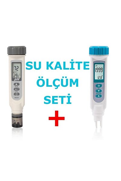 Genel Markalar Az Su Kalitesi Ölçüm Cihazı Seti (8361 ILETKENLİK 8685 PH)