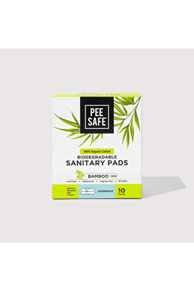 Pee Safe فوط صحية من PeeSafe مصنوعة من القطن العضوي بنسبة 100% مع قلب من الخي...