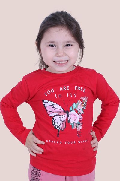 FYK KİDS Girl's Long Sleeve Sweatshirt