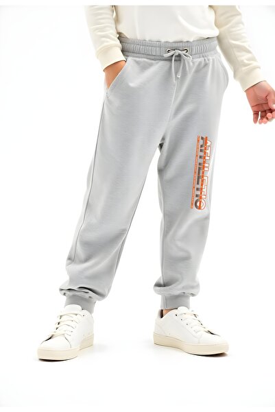 FYK KİDS بنطال رياضي للأولاد مطبوع عليه Pocket-ATHLETIC