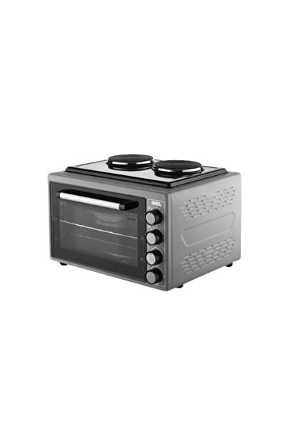 Akel Çift Ocaklı, Termostatlı, Çift Tepsili 38 Litre Midi Fırın Af382