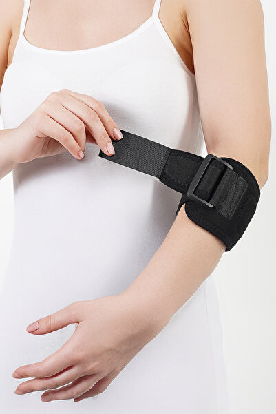 FixiCure Medikal Ortopedik Epikondilit Bandı Sporcu Golfçü Tenisçi Dirsek Ban...