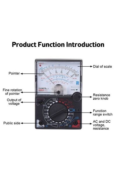 online shopping dsg store Analog Multimeter Measuring Instrument Yx-360Tr