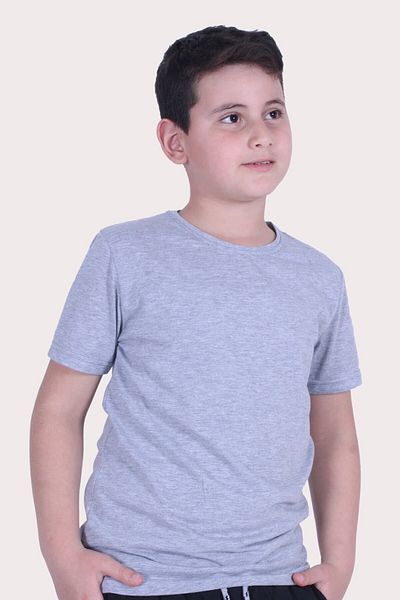FYK KİDS Unisex Children's T-Shirt with Plain Model and Different Color Options