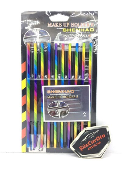 caralp Car Interior Air Conditioner Grille - Decorative Strip Trim Set & Rainbow