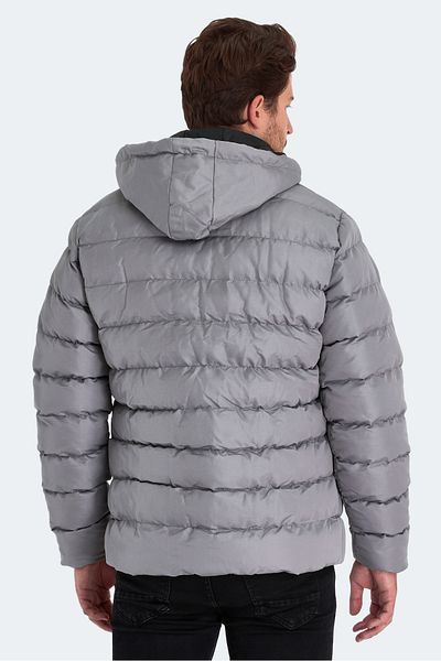 Slazenger SALINE Ανδρικό Παλτό Γκρι