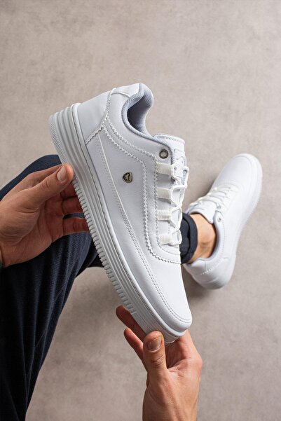 L.A Polo Rahat Kalıp Günlük Erkek Beyaz Sneaker 519