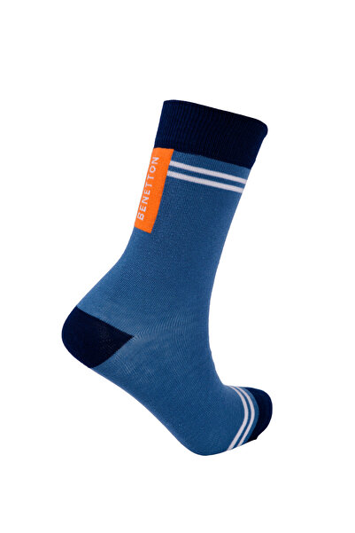 United Colors of Benetton Ανδρικές κεντημένες υφαντές κάλτσες με λογότυπο, μέγεθος 39-43, 2 τεμάχια 77263