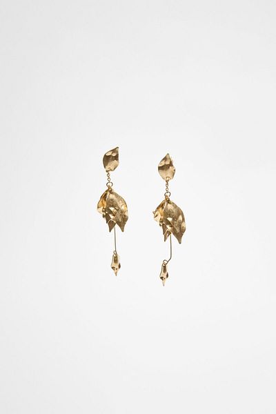 Stradivarius Flower dangle earrings