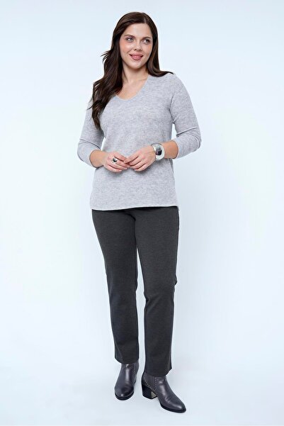 Lema Steel Knitted Stretch Trousers (22110)