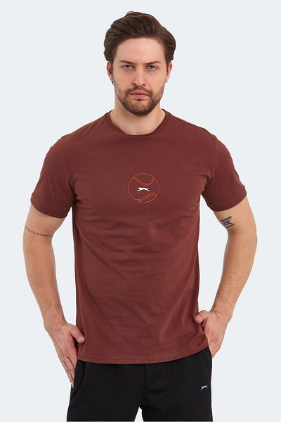 Slazenger Ανδρικό T-Shirt Passage Dark Brown