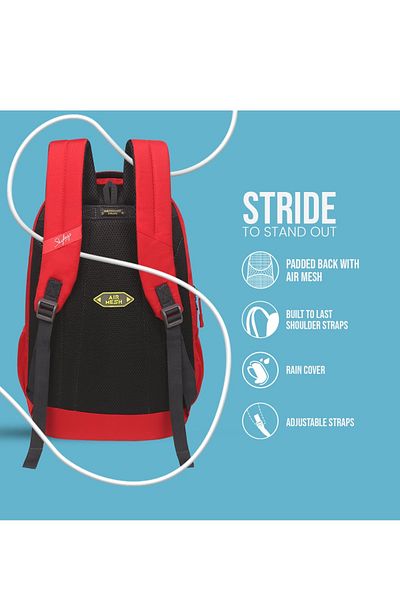 Skybags STRIDER PRO 04 LAPTOP BACKPACK (H) RED