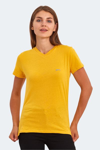 Slazenger Γυναικείο μπλουζάκι Mustard Kristen I
