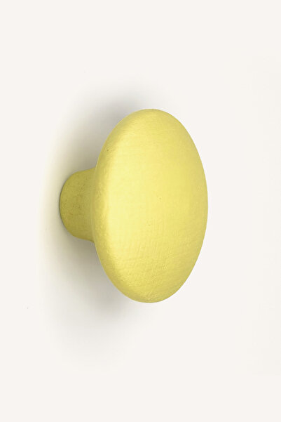 Kulpingo Makaron Serisi Sarı Ahşap Çocuk Odası Dolap Ve Çekmece Kulpu