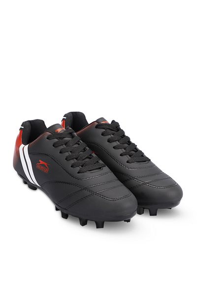 Slazenger Pantofi de fotbal pentru băieți Mark Krp Fotbal Negru / Alb / Roșu