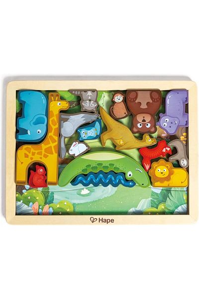 Hape Animal Kingdom Puzzle E1656