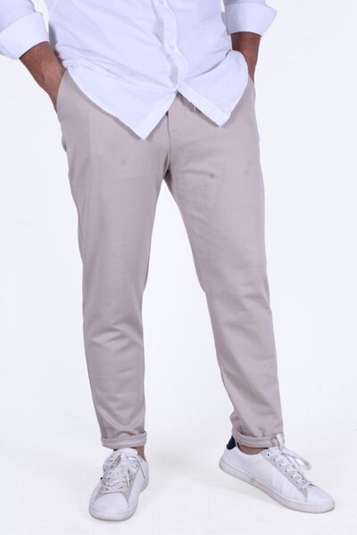 FYK KİDS بنطلون رجالي - قماش بيكيه، خصر مطاطي