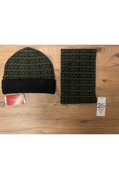 Guess Unisex Hat and Neck Collar Set (Size)